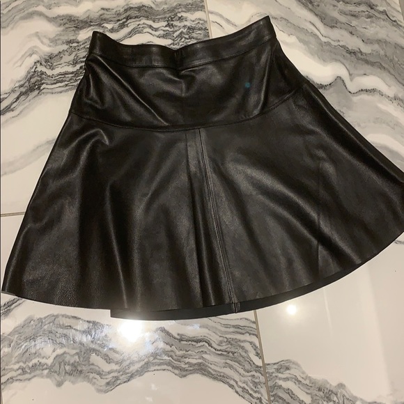 Leather skirt